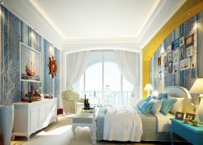 整套卧室家具效果图 地中海风格装修效果图片