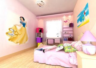 2023女孩卧室整套家具装修效果图