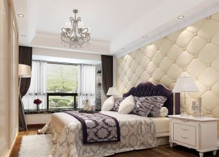 欧式风格整套卧室家具装修效果图片2023