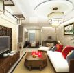 小客厅室内中式元素设计装修效果图2023