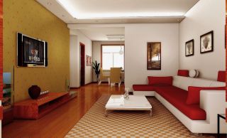中式古典风格装修客厅颜色搭配图片