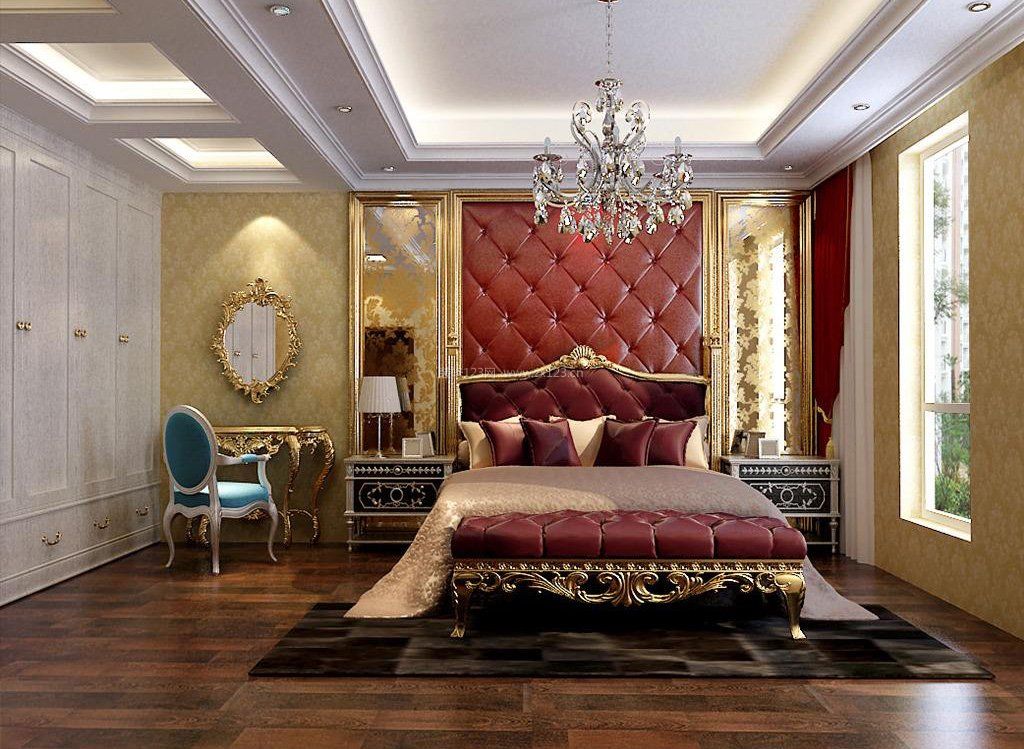 欧式家装卧室颜色搭配装修效果图片