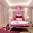 豪华欧式女生卧室床缦装修效果图片