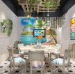 地中海会所餐厅设计效果图片2023