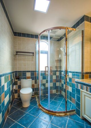 地中海风格室内卫生间浴室装修设计图片大全