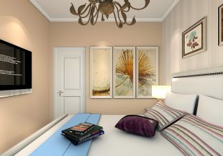 2023简约型两室两厅室内卧室装饰效果图