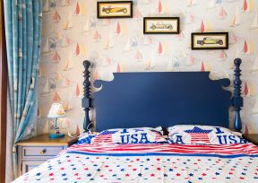 家居卧室装修图片 地中海风格装修效果图片
