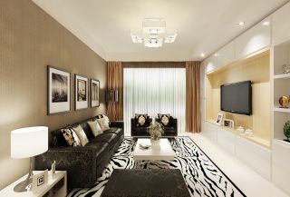 简约现代风格小户型客厅沙发装修图片