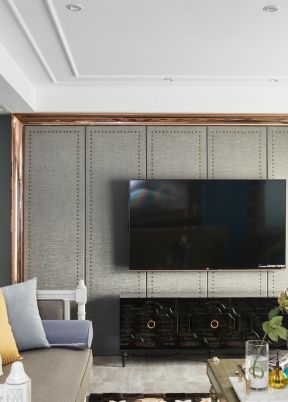 房屋现代 电视墙设计