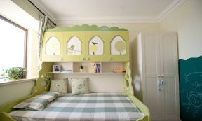儿童卧室家具图片 双层儿童床图片大全