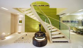 复式现代简约风格 室内楼梯扶手装修效果图
