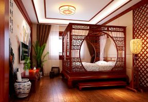古典中式风格元素 卧室设计图片大全