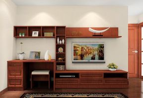 家庭室内设计中式家具电视柜装修效果图