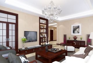家庭室内设计中式家具电视柜图