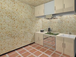 室内装饰设计小面积厨房橱柜效果图赏析