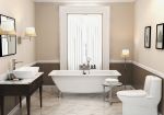 美式家装90平两室两厅简约浴室设计图