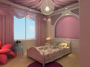 可爱女生卧室设计效果图片欣赏