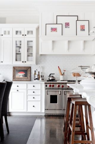 北欧风格小户型厨房柜子装修样板房