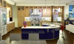 家庭厨房吧台室内装饰设计效果图
