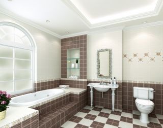 卫生间的图片欧式浴缸