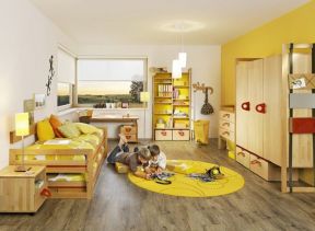 现代温馨家装儿童房室内设计效果图欣赏
