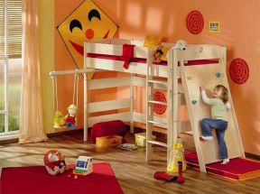 儿童房室内设计 双层儿童床图片大全