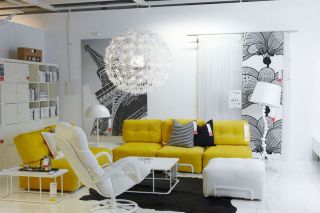 宜家小户型风格客厅沙发颜色搭配效果图