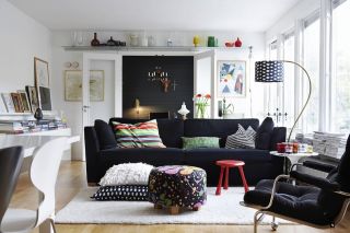 宜家小户型风格客厅沙发颜色搭配效果