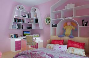 小女生卧室 儿童卧室组合家具