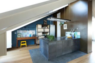 40平米小公寓开放式厨房设计图