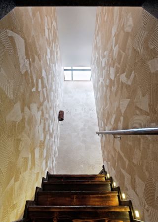 中式会所室内楼梯设计图片