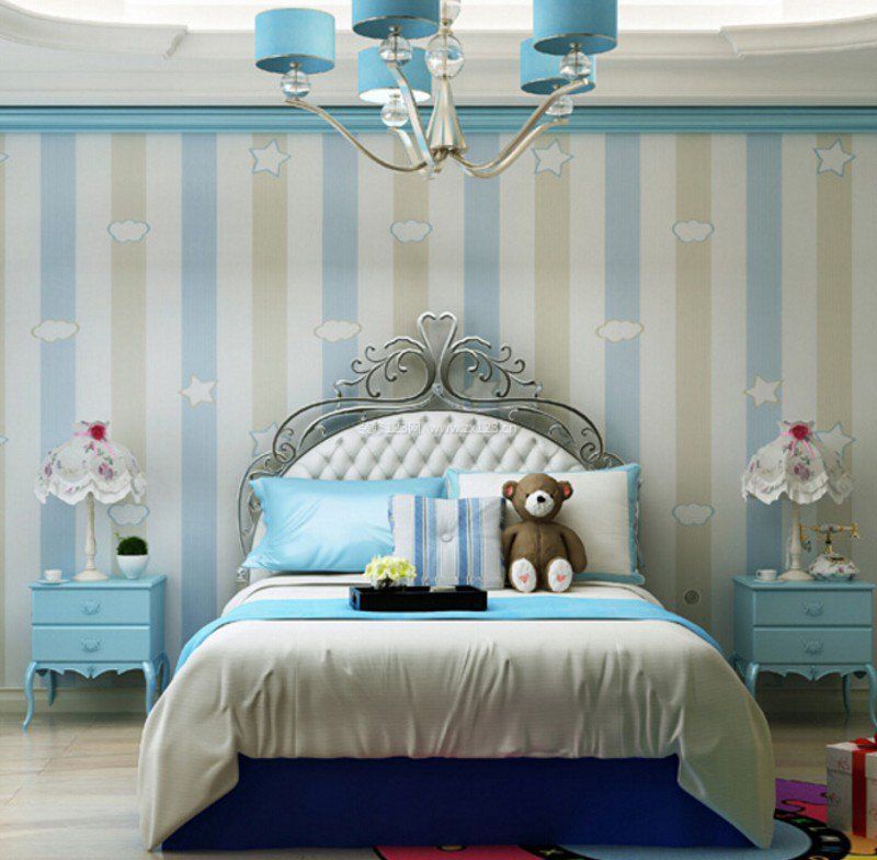整套地中海风格卧室墙面颜色搭配