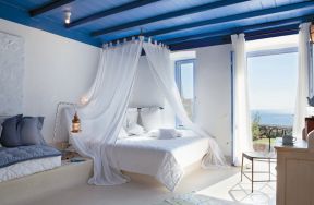 整套地中海风格 卧室吊顶装饰效果图