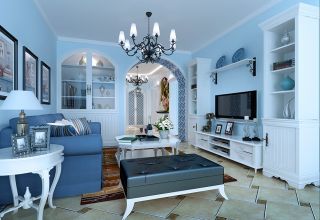 简约地中海风格整体家具装修效果图片