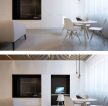 黑白现代风格50平米单身公寓样板房