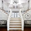 黑白现代风格室内阁楼复式楼梯设计图