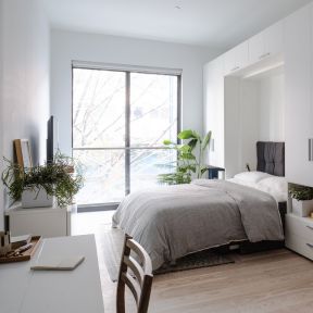 50平米单身公寓 卧室装饰效果图