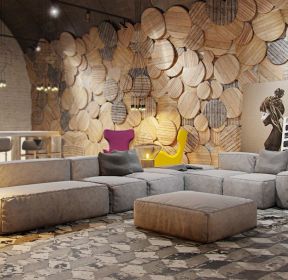 创意沙发背景墙装饰 -每日推荐