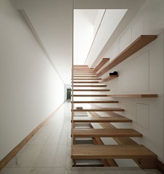极简风格阁楼复式楼梯设计装修效果图