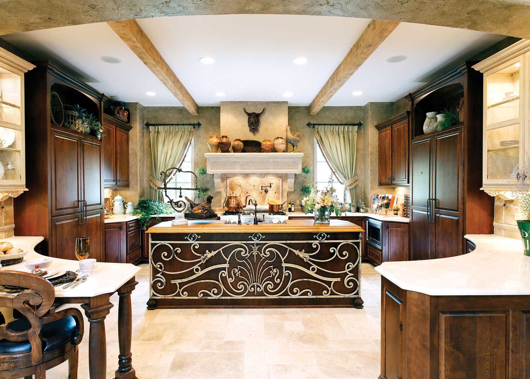 开放式厨房室内装修设计地中海风格