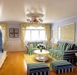 室内设计客厅地中海风格沙发颜色搭配