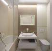 现代简约家装风格复式楼卫生间效果图欣赏