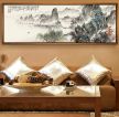 中式客厅装饰画室内装饰设计效果图大全