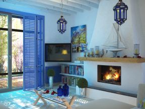 室内设计地中海风格 客厅简单装修