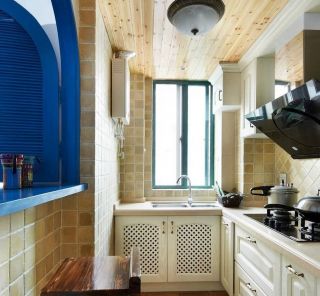 地中海风格小户型厨房室内装修设计