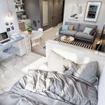 单身公寓小面积卧室装修效果图