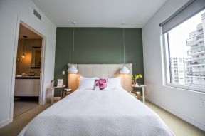 小面积卧室 现代简约风格卧室壁纸