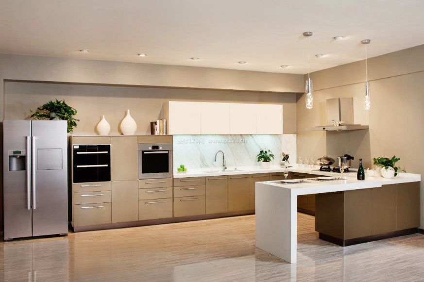 简单厨房橱柜装修效果图现代简约风格 