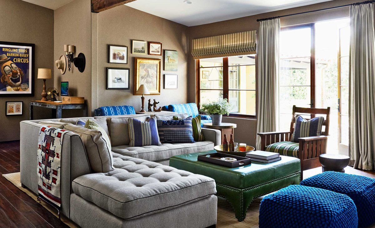 简欧别墅设计客厅欧式沙发装修效果图片