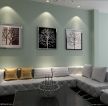 最新现代小户型客厅多人沙发装修效果图片